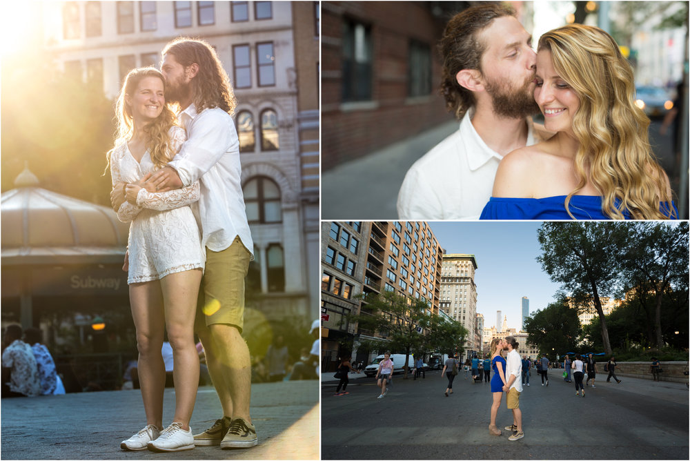 Union Square Engagement Photos