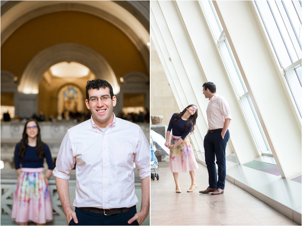 Metropolitan Museum of Art Engagement Photography Session NYC