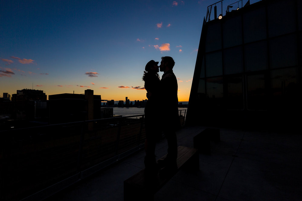NYC Engagement Photo Shoot Session Whitney Museum Highline