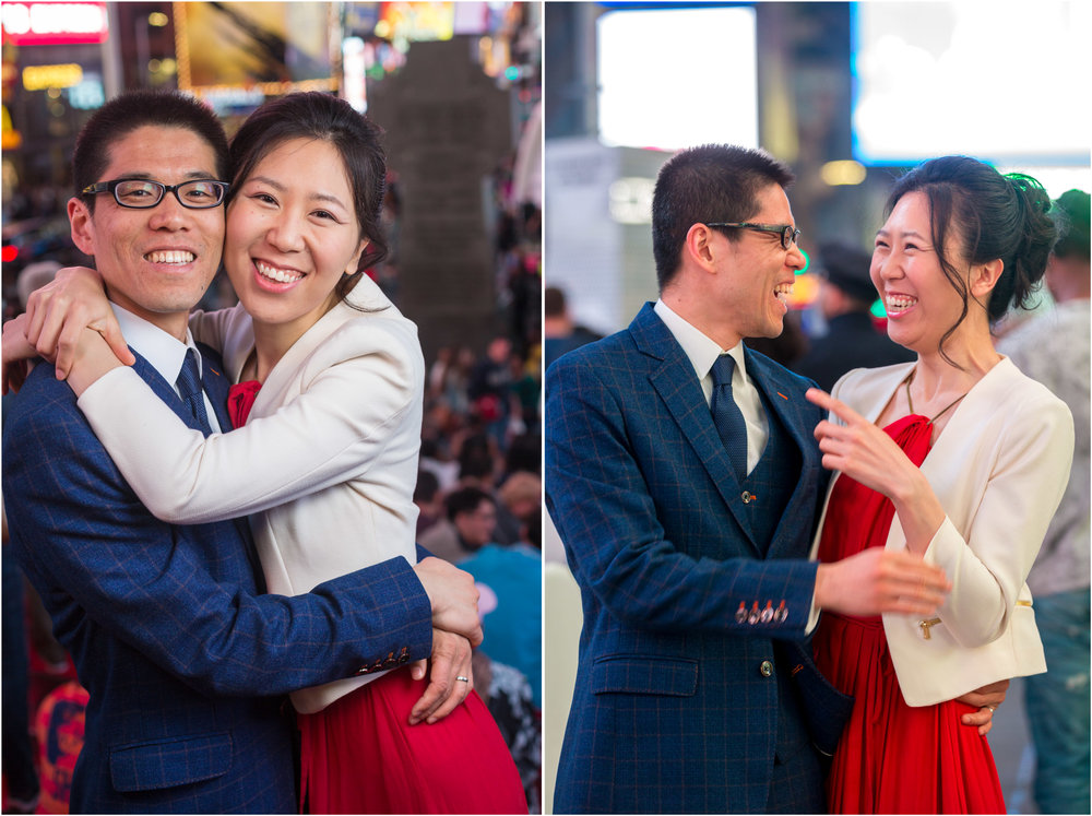 Times Square Engagement Session Photos Shoot NYC Wedding Photographer