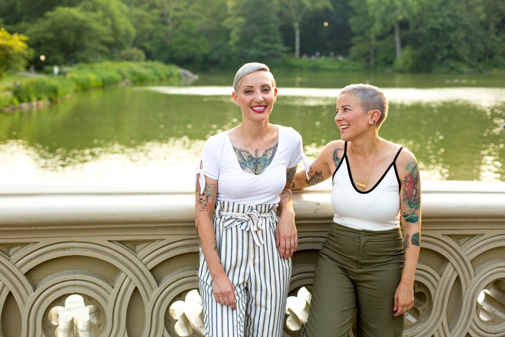 NYC Engagement Photo Session Shoot Central Park Same Sex Lesbian Dog Photographer-12.jpg