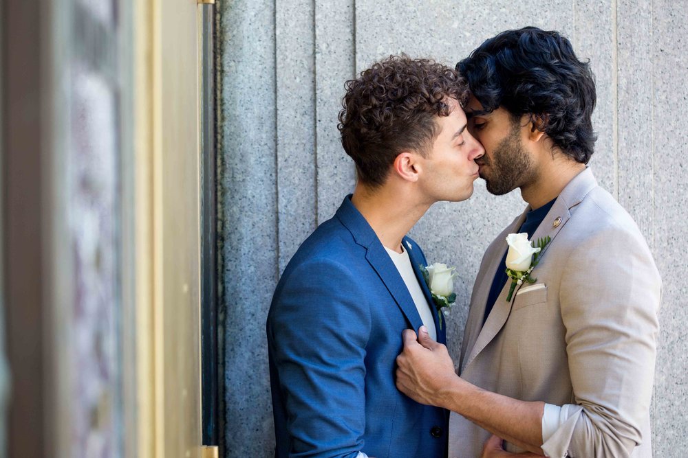NYC Wedding Photographer City Hall Same Sex Fort Tryon Park
