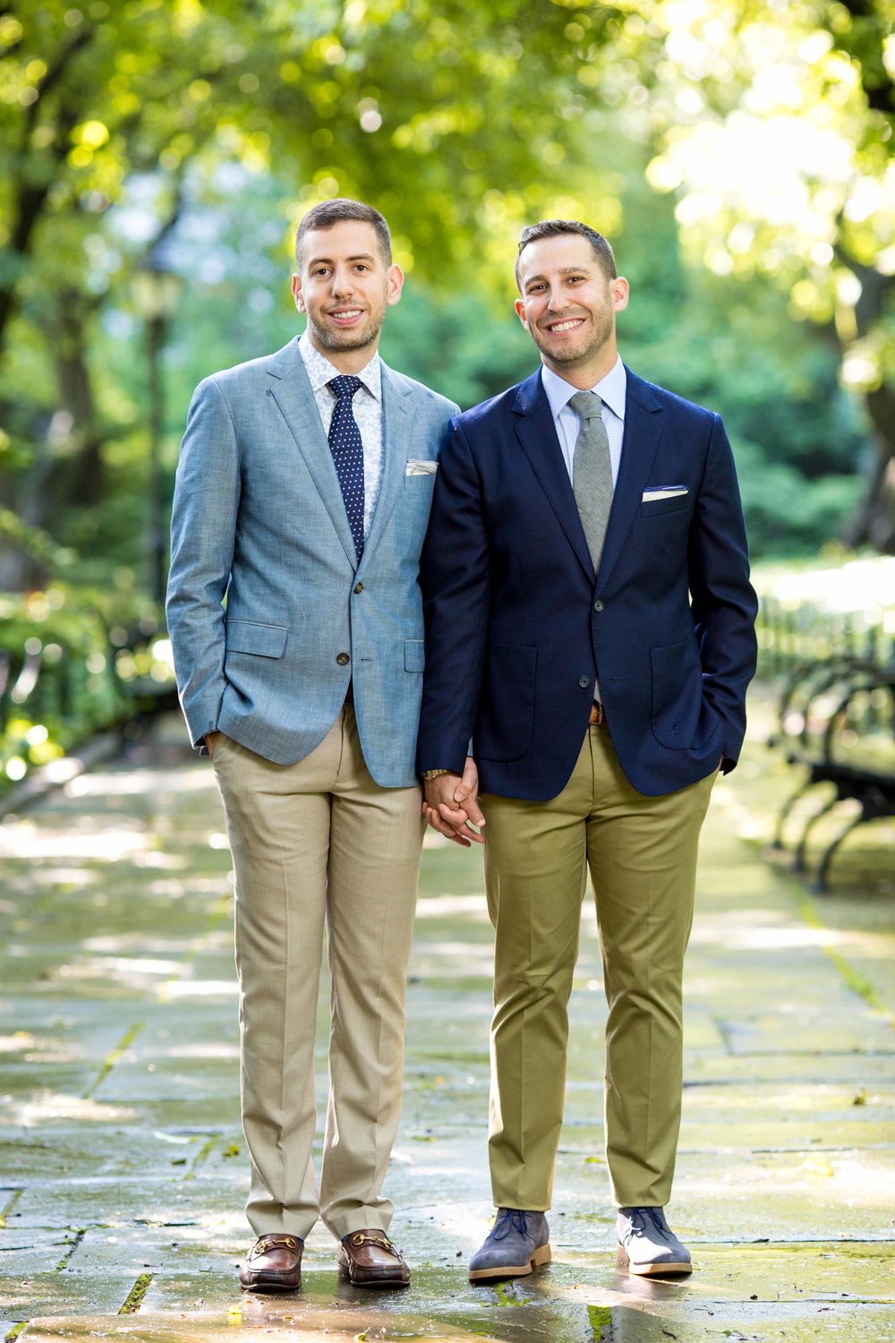 New York City NYC Wedding Photographer Engagement Photo Session Shoot Same Sex Gay Central Park Conservatory Garden