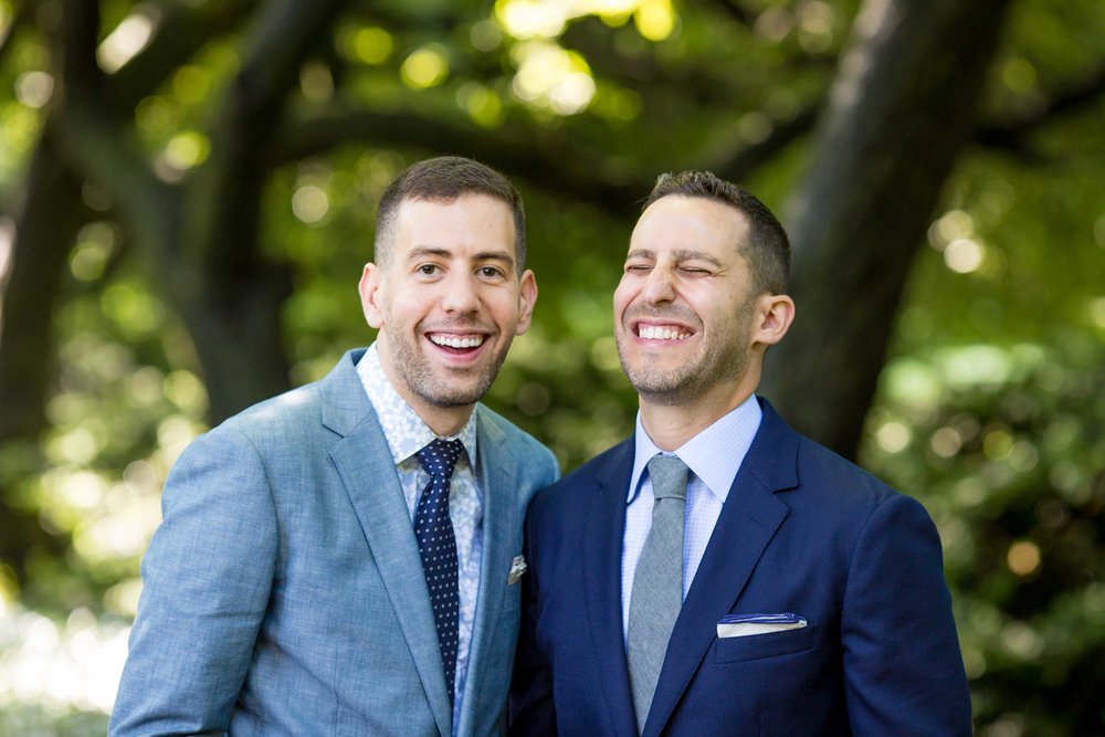 New York City NYC Wedding Photographer Engagement Photo Session Shoot Same Sex Gay Central Park Conservatory Garden