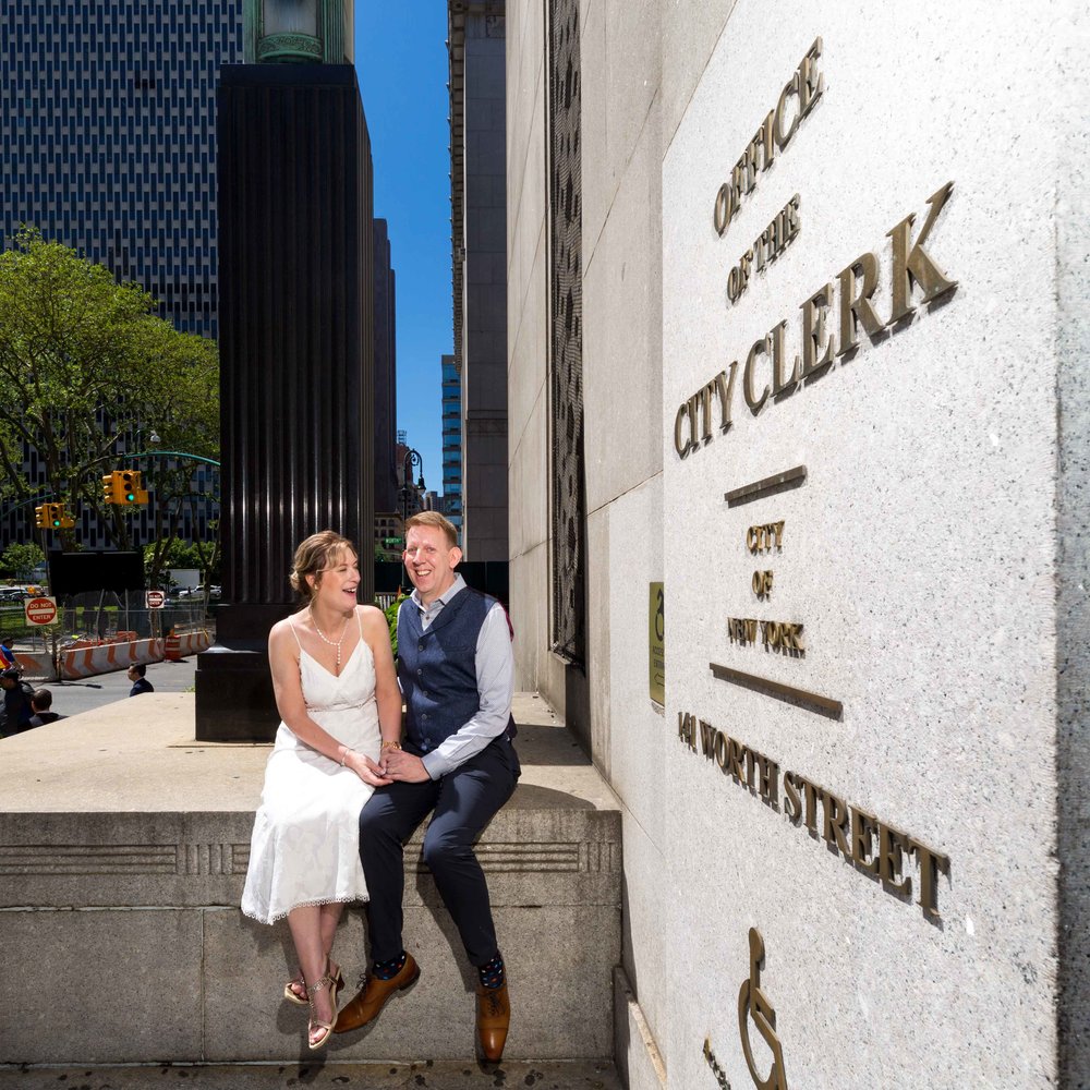 NYC City Hall Wedding Photographer New York Elopement