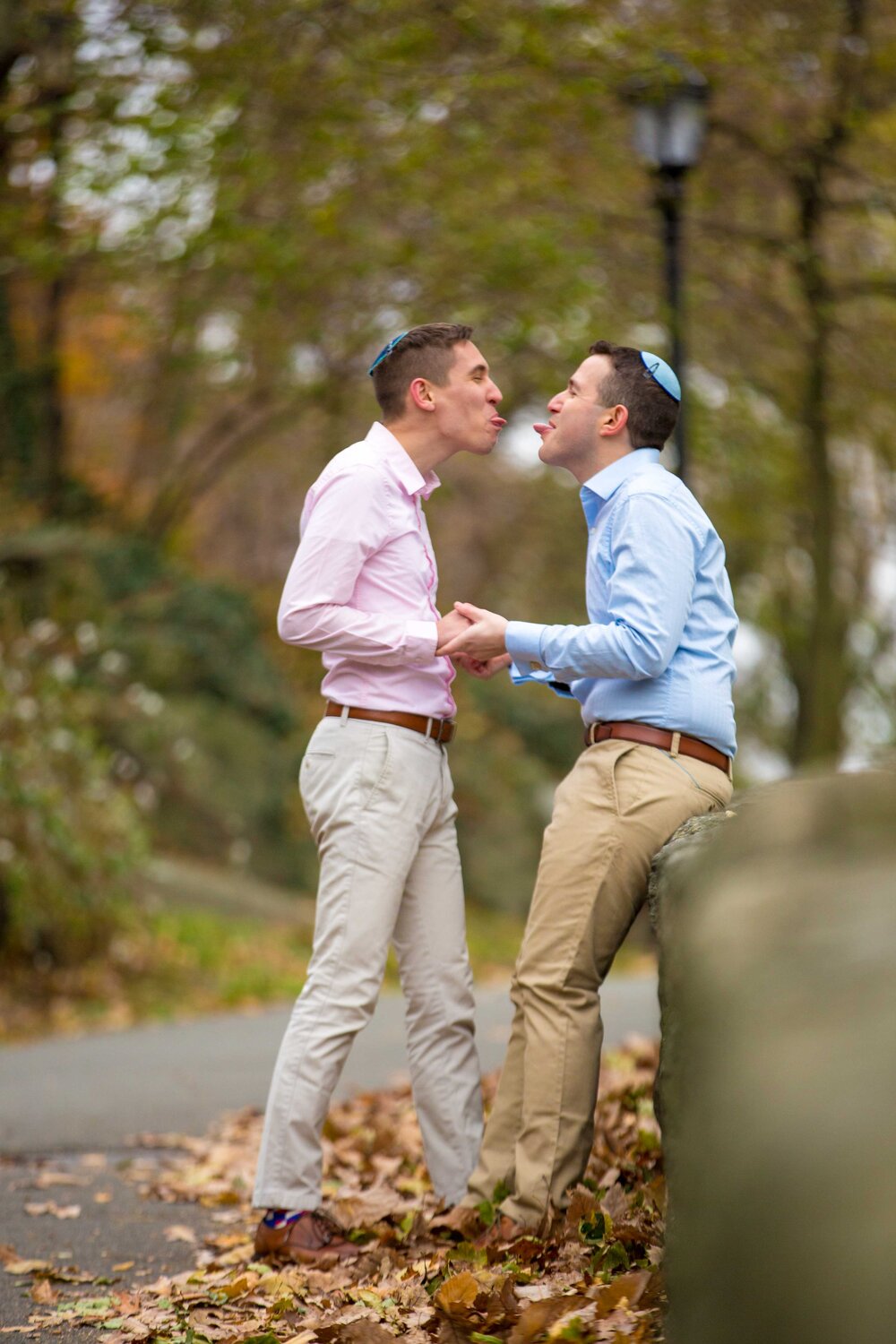 Fort Tryon Park Engagement NYC Gay Orthodox Jewish Wedding Photographer