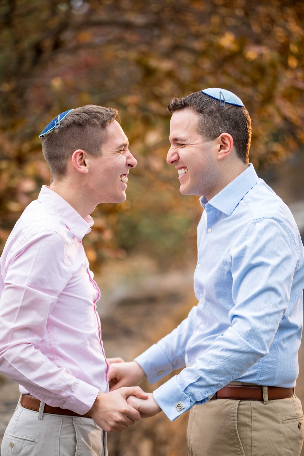 Fort Tryon Park Engagement NYC Gay Orthodox Jewish Wedding Photographer