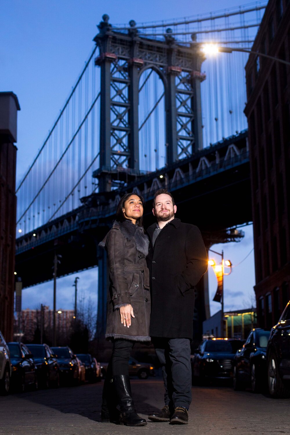 Dumbo Engagement Photo Shoot Brooklyn NYC Wedding Photographer